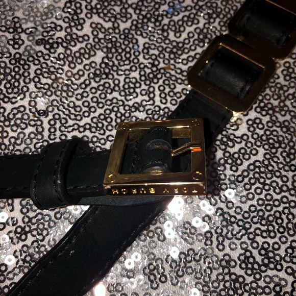 Tory Burch doubled wrap black leather belt - Picture 8 of 8